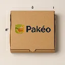 Pizza Box 8x8 with Logo