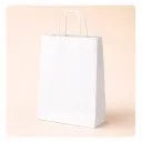 Sac en papier kraft avec poignées en papier – paquet de 250 unités
